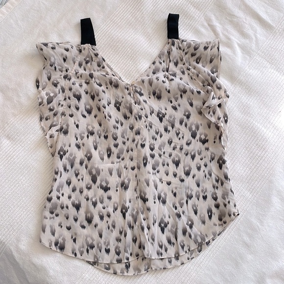 REBECCA Taylor Beaded Silk Tank Top Size Small - Picture 2 of 7